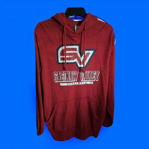 Pel-Athletic Saginaw Valley Cardinal Hoodie Size‎  M Red (Y27)